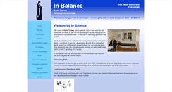 Desktop Screenshot of inbalance.nl