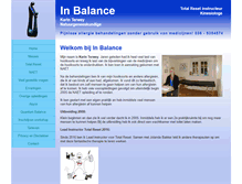 Tablet Screenshot of inbalance.nl